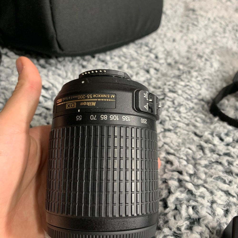 NIKON D3100 DIGITAL CAMERA WITH LENSES AND CASE - Picture 2 of 6